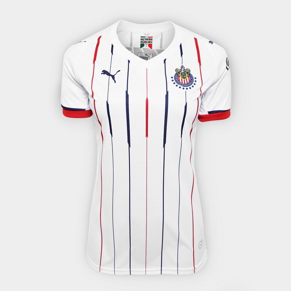 Maillot Football CD Guadalajara Exterieur Femme 2018-19 Blanc